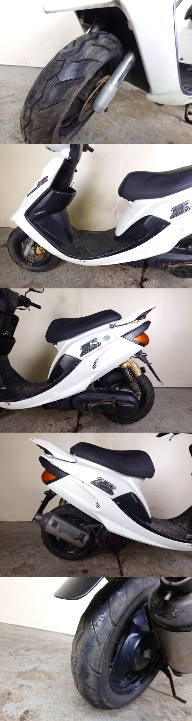 YAMAHA SUPER JOG ZR スーパー ジョグZR 3YK】始動確認済 書類付